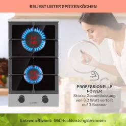 Alchemist Domino Gaskochfeld 2-flammig Aluminium-Brenner Glaskeramik -kitchentools Verkäufe 10034968 de 0003 usp