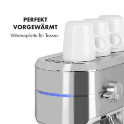 Futura Espressomaker 20 Bar 1450 Watt 20 Bar Wassertank: 1,25 Liter Rostfreier Edelstahl -kitchentools Verkäufe 10035183 de 0008 logo