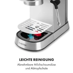 Futura Espressomaker 20 Bar 1450 Watt 20 Bar Wassertank: 1,25 Liter Rostfreier Edelstahl -kitchentools Verkäufe 10035183 de 0009 logo