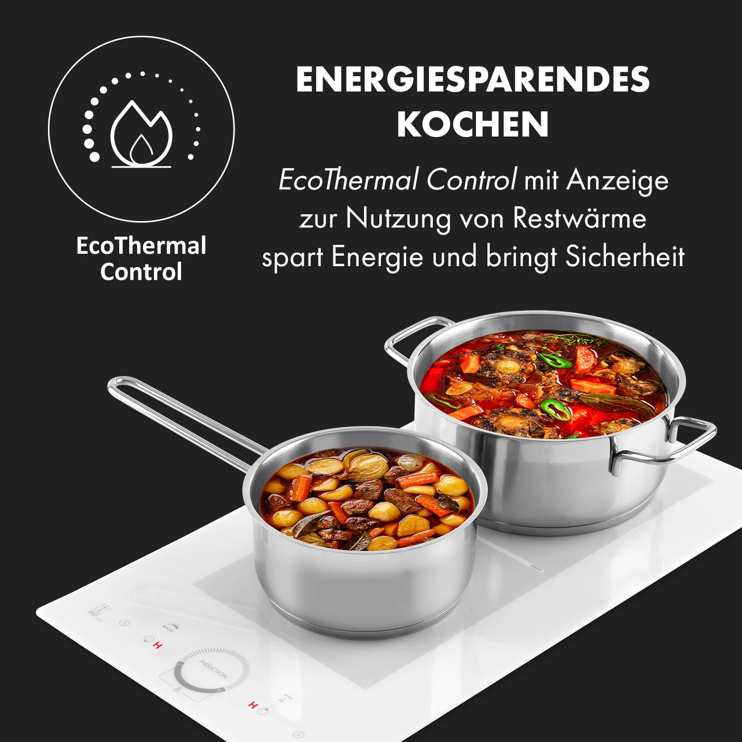 Delicatessa Slim Domino Induktionskochfeld 3500W Timer 8 Delicatessa Slim Domino Induktionskochfeld 3500W Timer - Image 6