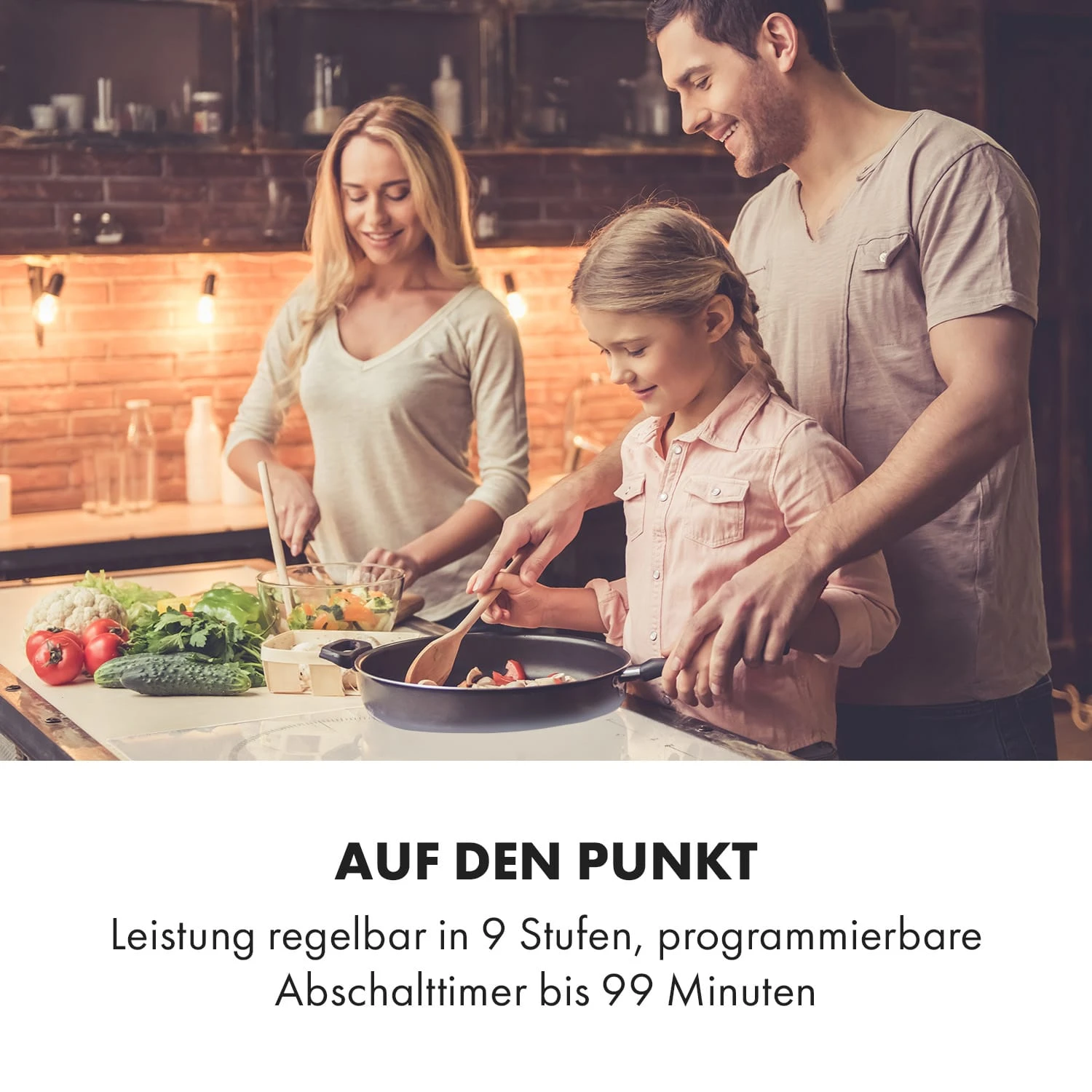 Delicatessa 77 Hybrid Einbaukochfeld Induktion 4 Zonen 7000W 4 Delicatessa 77 Hybrid Einbaukochfeld Induktion 4 Zonen 7000W – Bild 2