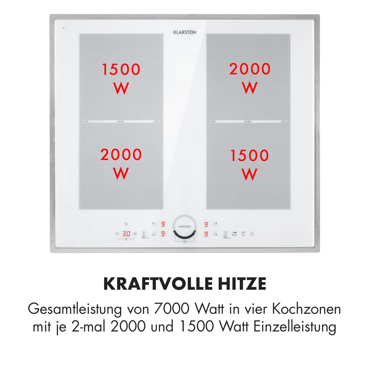 Delicatessa 60 Prime Induktionskochfeld 4 Zonen 7000W Timer 6 Delicatessa 60 Prime Induktionskochfeld 4 Zonen 7000W Timer - Image 4