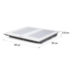 Delicatessa 60 Prime Induktionskochfeld 4 Zonen 7000W Timer 23 Delicatessa 60 Prime Induktionskochfeld 4 Zonen 7000W Timer -kitchentools Verkäufe 10035267 yy 0011 logo Klarstein Delicatessa 60 Prime Kochfeld weiss