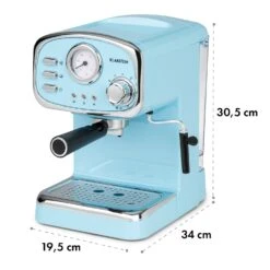 Espressionata Gusto Espressomaschine 1100W 15 Bar Druck -kitchentools Verkäufe 10035377 yy 0009 logo Klarstein Espressionata Gusto Espressomaschine