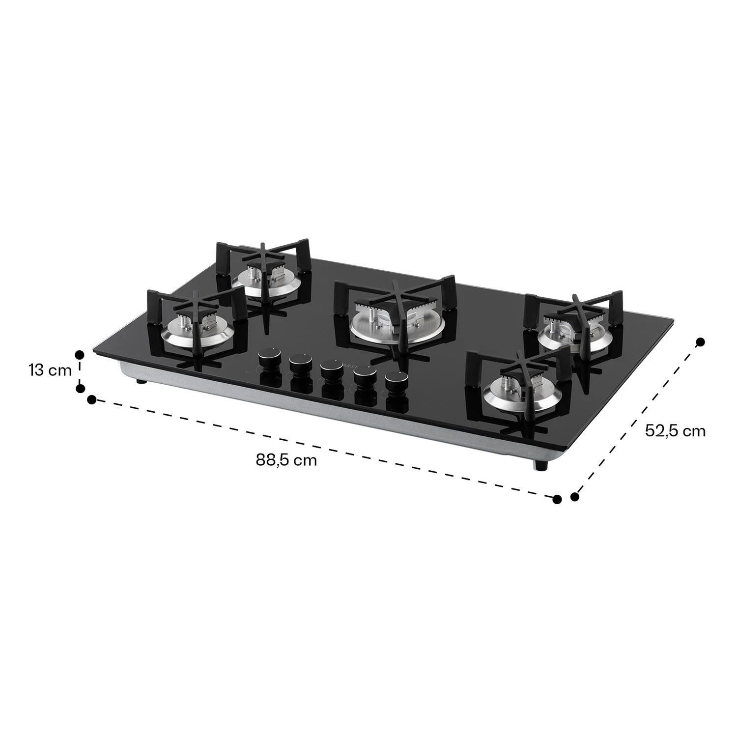 Trifecta 5 Gaskochfeld 5-flammig Triangle-Brenner Glaskeramik 11 Trifecta 5 Gaskochfeld 5-flammig Triangle-Brenner Glaskeramik - Image 9