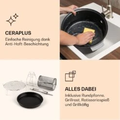 VitAir Smart Heißluftfritteuse App-Steuerung / 1400W / 7,75 Ltr / 20 Programme 16 VitAir Smart Heißluftfritteuse App-Steuerung / 1400W / 7,75 Ltr / 20 Programme -kitchentools Verkäufe 10035592 de 0007 logo