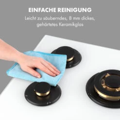 Goldflame 5 Gaskochfeld 5-flammig Messing-Brenner Glaskeramik -kitchentools Verkäufe 10035615 de 0008 logo