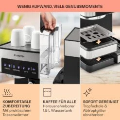 Arabica Comfort Espressomaschine 1350W 20 Bar 1,8l Touch-Bedienfeld -kitchentools Verkäufe 10035655 de 0006 usp