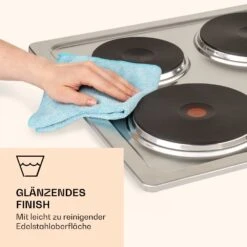 Appetito 4 Elektrokochfeld 4 Platten 6 Stufen 5500 Watt Edelstahl -kitchentools Verkäufe 10035702 de 0005 logo