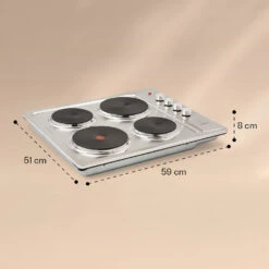 Appetito 4 Elektrokochfeld 4 Platten 6 Stufen 5500 Watt Edelstahl -kitchentools Verkäufe 10035702 yy 0007 logo