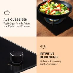 Goldflame Gaskochfeld 1 Wokbrenner Glaskeramik 10 Goldflame Gaskochfeld 1 Wokbrenner Glaskeramik -kitchentools Verkäufe 10036336 de 0003 logo