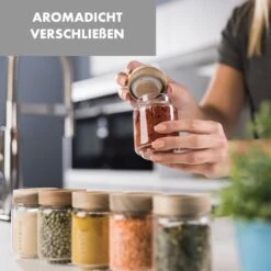 Glaswerk Cassia Gewürzgläser 6 St. 130 Ml Borosilikatglas Holzdeckel Luftdicht -kitchentools Verkäufe 10036357 de 0004 logo