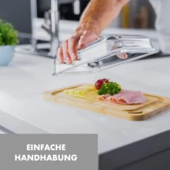 Glaswerk Hermatige Aufschnittbox Mit Glasdeckel Borosilikatglas Bambus Schneidebrett -kitchentools Verkäufe 10036378 de 0003 logo