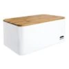 Oklahoma Brotkasten Metall 35,5x15,5x23 Cm Bambus-Deckel Schneidebrett -kitchentools Verkäufe 10037444 yy 0001 titel