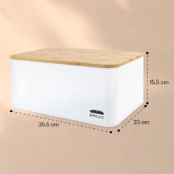 Oklahoma Brotkasten Metall 35,5x15,5x23 Cm Bambus-Deckel Schneidebrett 11 Oklahoma Brotkasten Metall 35,5x15,5x23 Cm Bambus-Deckel Schneidebrett -kitchentools Verkäufe 10037444 yy 0005 logo