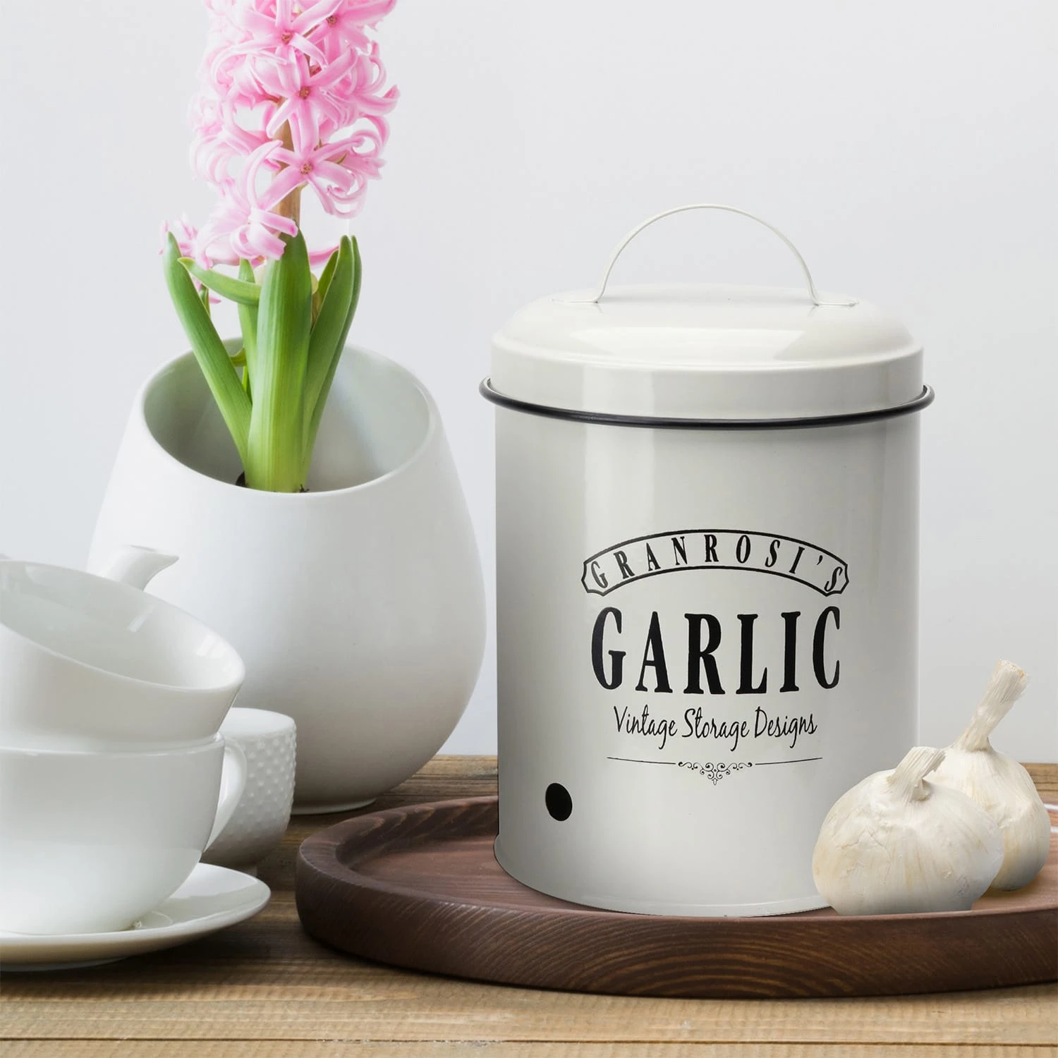 Montana Knoblauchtopf Emaille-Stahlblech 12 X 18 Cm (ØxH) Rostfrei 4 Montana Knoblauchtopf Emaille-Stahlblech 12 X 18 Cm (ØxH) Rostfrei - Image 2