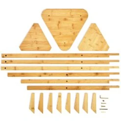 Garderobe Dreieckig 3 Ablagen 32,5x166cm (ØxH) 100% Bambus 11 Garderobe Dreieckig 3 Ablagen 32,5x166cm (ØxH) 100% Bambus -kitchentools Verkäufe 10038018 yy 0003 logo