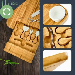 XXL-Käsebrett Schublade 34 X 4,5 X 34 Cm Käsebesteck Pflegeleicht -kitchentools Verkäufe 10038083 yy 0003 logo