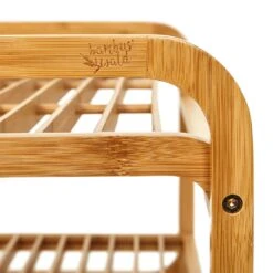 Schuhregal Mehrzweckregal 2 Etagen 6 Paar Schuhe Erweiterbar Bambus 9 Schuhregal Mehrzweckregal 2 Etagen 6 Paar Schuhe Erweiterbar Bambus -kitchentools Verkäufe 10038087 yy 0003 logo