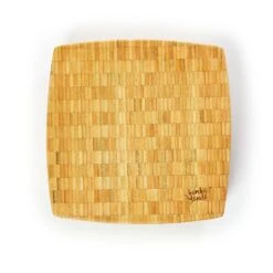 Bambus-Hackbrett 30 X 6,8 X 30 Cm (BxHxT) Standfüße Haltegriff Pflegeleicht -kitchentools Verkäufe 10038092 yy 0003 logo