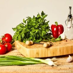 Bambus-Hackbrett 30 X 6,8 X 30 Cm (BxHxT) Standfüße Haltegriff Pflegeleicht -kitchentools Verkäufe 10038092 yy 0006 logo