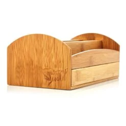 Schreibtischorganizer Mit Schublade 3 Fächer 27,5x11x15 Cm 100% Bambus -kitchentools Verkäufe 10038131 yy 0003 logo