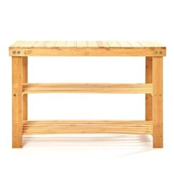 Schuhregal Mehrzweckregal Sitzbank 2 Etagen Für 8 Paar Schuhe Bambus -kitchentools Verkäufe 10038141 yy 0004 logo