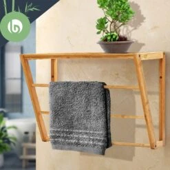 Wandregal Bad 3 Handtuchstangen Ablagefläche Oben 42x30x20cm Bambus 10 Wandregal Bad 3 Handtuchstangen Ablagefläche Oben 42x30x20cm Bambus -kitchentools Verkäufe 10038143 yy 0003 logo