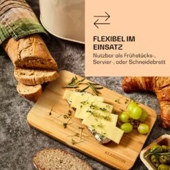 Frühstücksbrettchen Schneidbrett 6er-Set 20x1x14cm Unbehandelt Bambus -kitchentools Verkäufe 10038233 de 0005 logo