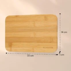 Frühstücksbrettchen Schneidbrett 6er-Set 20x1x14cm Unbehandelt Bambus -kitchentools Verkäufe 10038233 yy 0006 logo