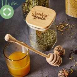 Eckiges Glas Mit Bambusdeckel Luftdicht Mit Silikonring 10x10x10 Cm 3x 700 Ml -kitchentools Verkäufe 10038258 yy 0006 logo