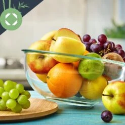 Glasschüssel 3200 Ml Bambusdeckel Verschließbar BPA-frei Größe XL -kitchentools Verkäufe 10038269 yy 0004 logo