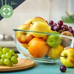 Glasschüssel 1365 Ml Bambusdeckel Verschließbar BPA-frei Größe M -kitchentools Verkäufe 10038271 yy 0004 logo