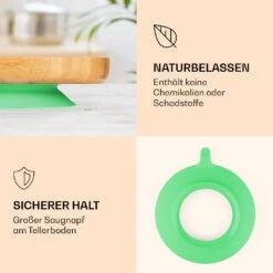 Kindergeschirr Bambusteller & Löffel 250 Ml Inkl. Saugnapf 18 X 18 Cm -kitchentools Verkäufe 10038285 de 0003 logo