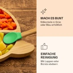 Kindergeschirr Bambusteller & Löffel 250 Ml Inkl. Saugnapf 18 X 18 Cm -kitchentools Verkäufe 10038285 de 0005 logo
