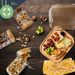 Glas-Servierplatte Luftdicht Geschmacksneutral Spülmaschinenfest -kitchentools Verkäufe 10038308 yy 0005 logo