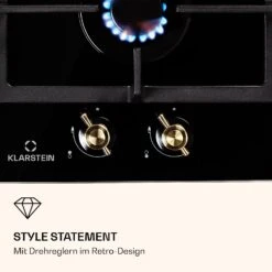 Victoria Domino Gaskochfeld 2-flammig Sabaf-Brenner Glaskeramik Retro-Look 15 Victoria Domino Gaskochfeld 2-flammig Sabaf-Brenner Glaskeramik Retro-Look -kitchentools Verkäufe 10038374 de 0006 logo