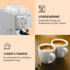 Pausa Espressomaker 1350 Watt 20 Bar Druck Wassertank: 1,4 Liter Edelstahl -kitchentools Verkäufe 10038393 de 0004 logo