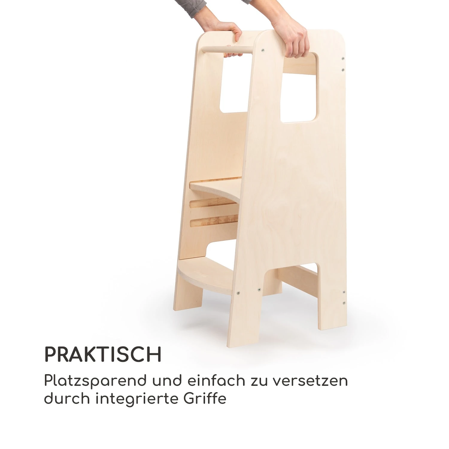 Ully Lernturm Kletterhilfe Montessori Multiplex 40,5x86x38cm 6 Ully Lernturm Kletterhilfe Montessori Multiplex 40,5x86x38cm - Image 4