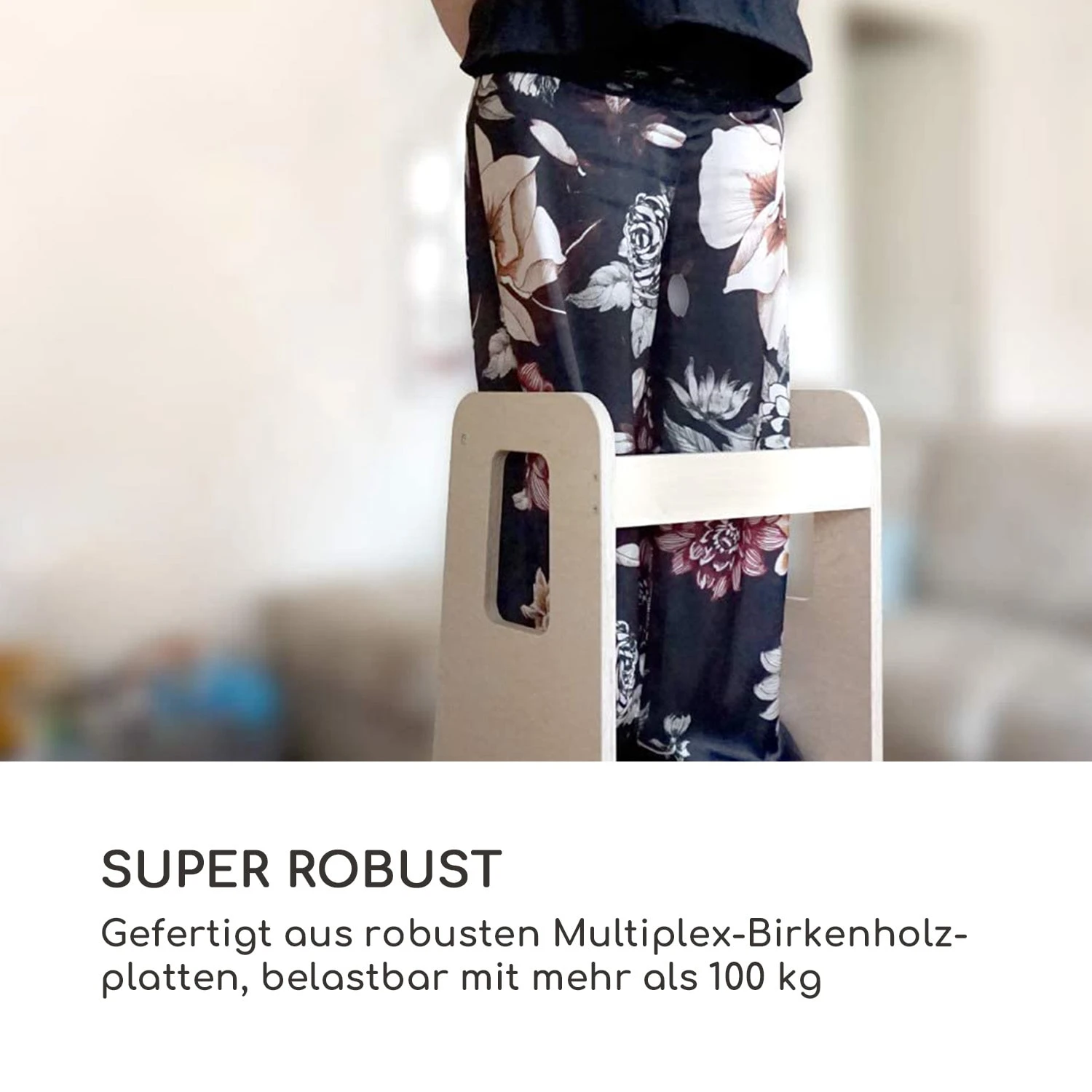 Ully Lernturm Kletterhilfe Montessori Multiplex 40,5x86x38cm 7 Ully Lernturm Kletterhilfe Montessori Multiplex 40,5x86x38cm - Image 5