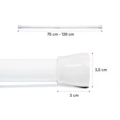 Stamina S Teleskopstange Duschvorhang 70-120cm Rutschfest 15 Stamina S Teleskopstange Duschvorhang 70-120cm Rutschfest -kitchentools Verkäufe 10038713 yy 0007 logo