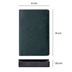 ZNAP Slim Wallet 12 Karten Münzfach 8 X 1,8 X 6 Cm (BxHxT) RFID-Schutz -kitchentools Verkäufe 10038768 yy 0008 dimensions