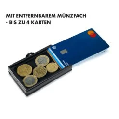 ZNAP Slim Wallet 8 Karten Münzfach 8 X 1,5 X 6 Cm (BxHxT) RFID-Schutz -kitchentools Verkäufe 10038794 de 0005 logo