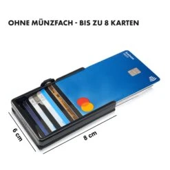 ZNAP Slim Wallet 8 Karten Münzfach 8 X 1,5 X 6 Cm (BxHxT) RFID-Schutz -kitchentools Verkäufe 10038794 de 0007 logo
