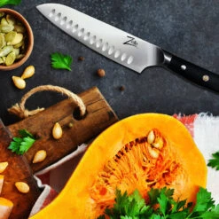 Alpha-Royal German 7" Santokumesser 56 HCR Edelstahl -kitchentools Verkäufe 10039005 yy 0005 logo