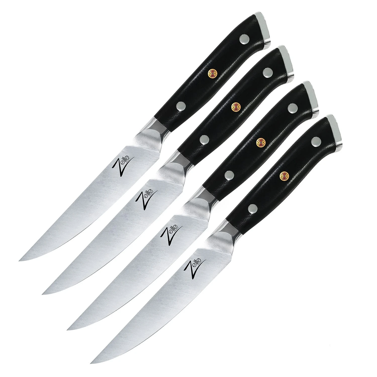 Alpha-Royal German 5" Steakmesser 4er-Set 56 HCR Edelstahl 3 Alpha-Royal German 5" Steakmesser 4er-Set 56 HCR Edelstahl