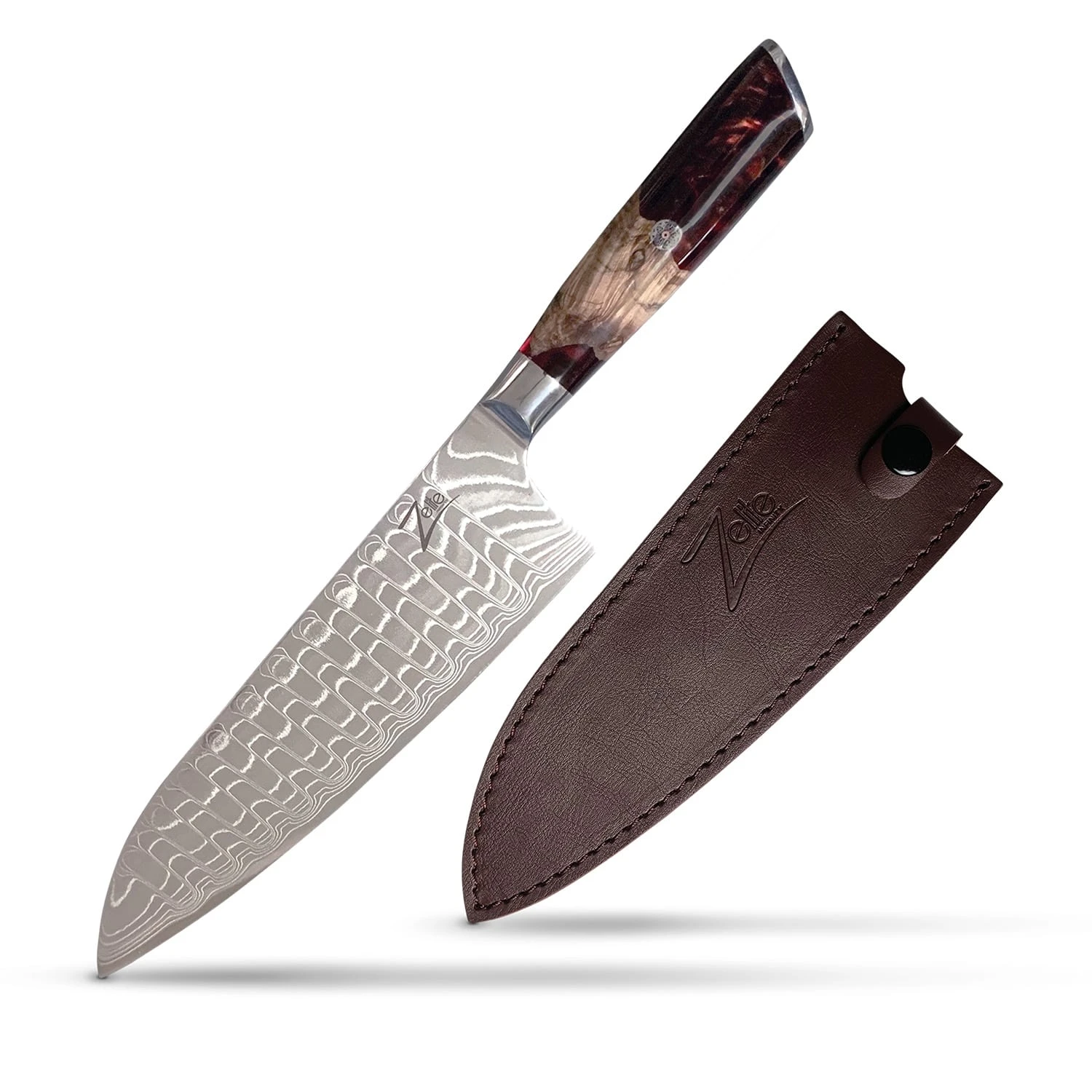 Infinity Wave 8" Kochmesser 61 HRC Damaszenerstahl 3 Infinity Wave 8" Kochmesser 61 HRC Damaszenerstahl