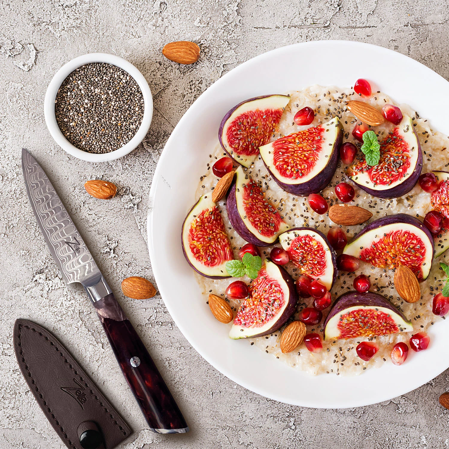 Infinity Wave 4" Schälmesser 61 HRC Damaszenerstahl 4 Infinity Wave 4" Schälmesser 61 HRC Damaszenerstahl - Image 2