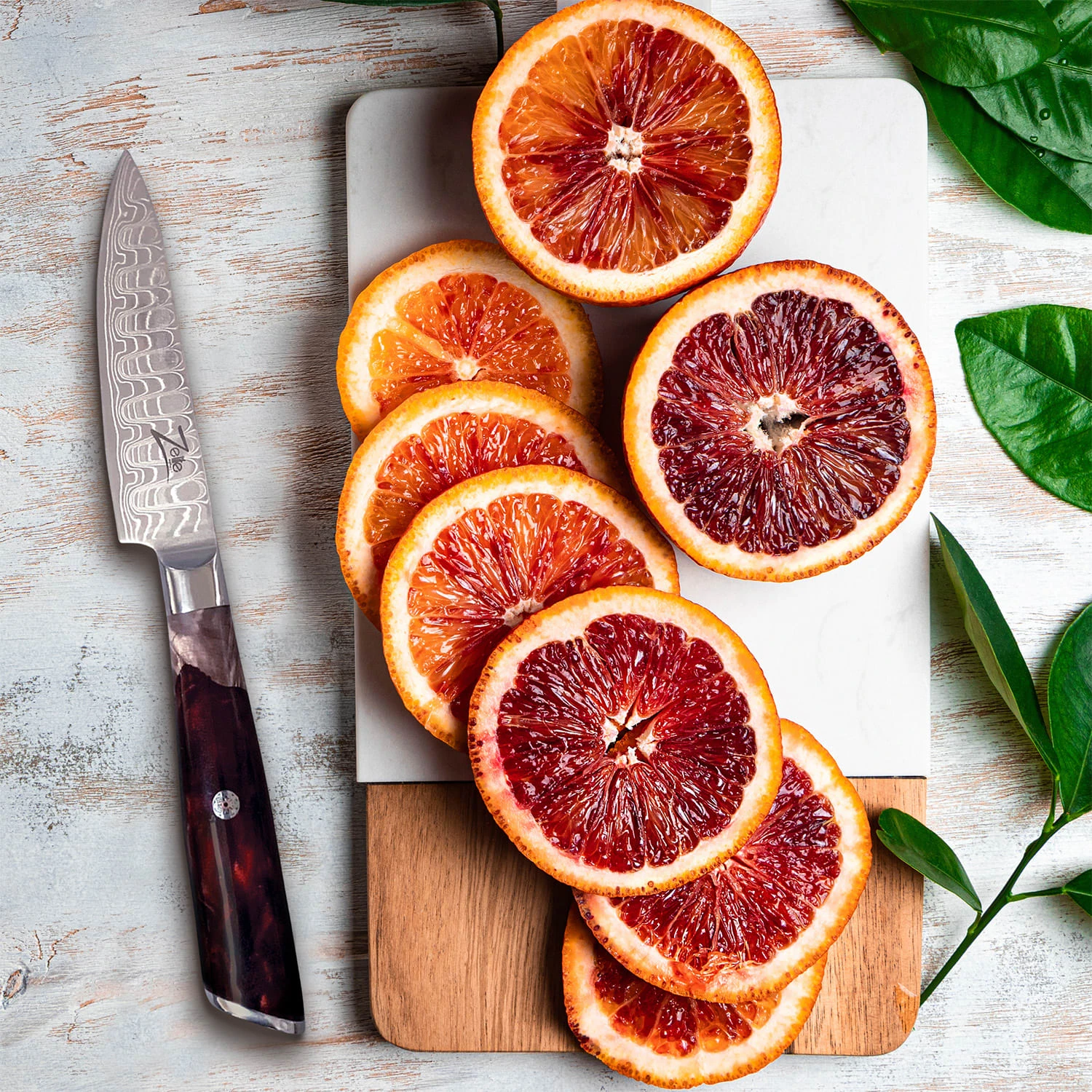 Infinity Wave 4" Schälmesser 61 HRC Damaszenerstahl 6 Infinity Wave 4" Schälmesser 61 HRC Damaszenerstahl - Image 4