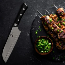 Razor-Edge Serie 7" Santokumesser 59 HRC Edelstahl 10 Razor-Edge Serie 7" Santokumesser 59 HRC Edelstahl -kitchentools Verkäufe 10039045 yy 0004 logo